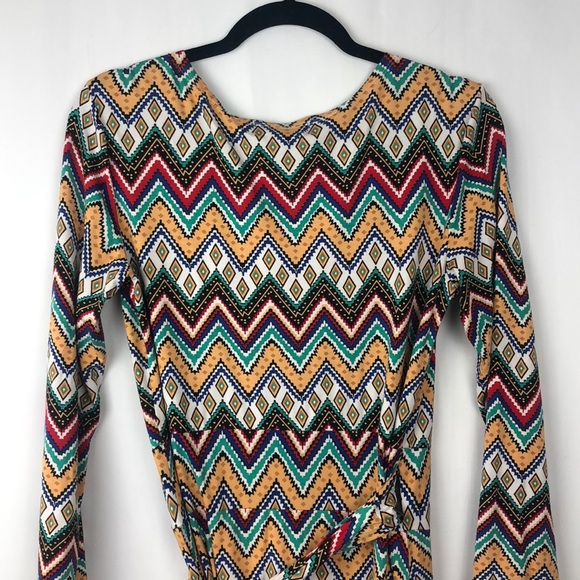 🌟2/25 MAGGIE TANG SOUTHWESTERN PRINT WRAP DRESS - Picture 5 of 7